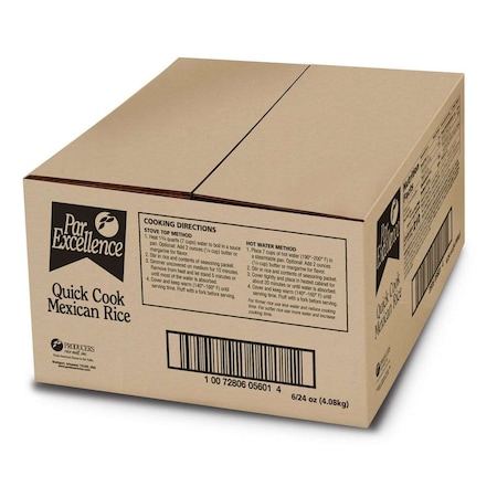 Producers Rice Mill Par Excellence Mexican Seasoned Rice Mix 24 oz., PK6 P1PM073C1